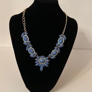 J Crew Blue Beaded Necklace